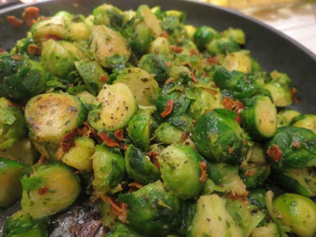 Brussel Sprouts With Pancetta